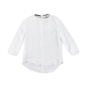 Stockpapa Bershka, durchscheinende, atmungsaktive, preiswerte weiße Hemden mit Knöpfen für Damen
