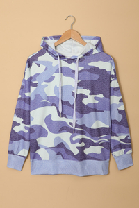 Stockpapa Kapuzenpullover mit Kordelzug, Lila, Camo-Print, Inventar 