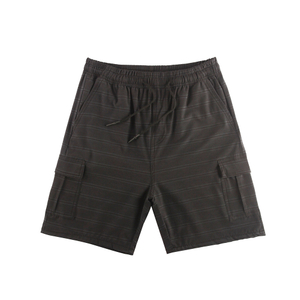 Gestreifte Pocket Active Quit Dry Shorts für Herren